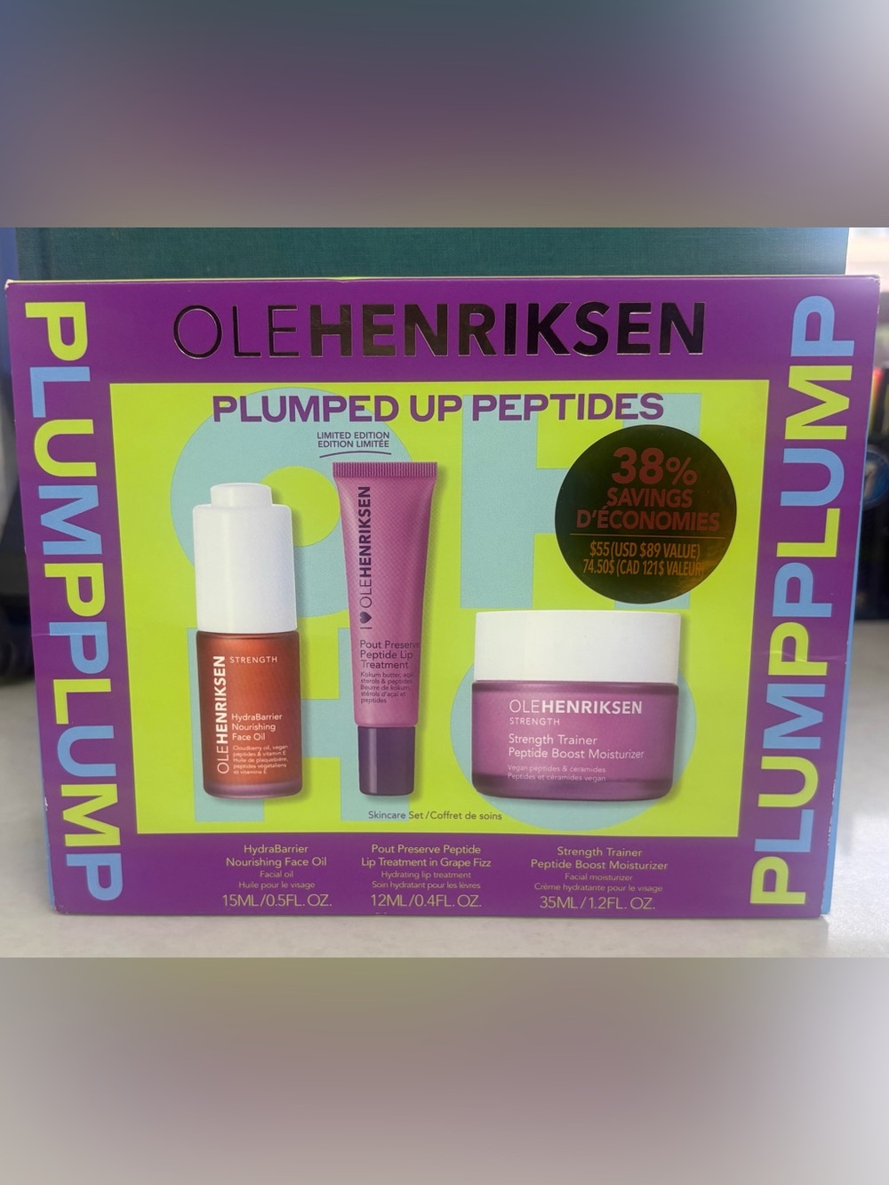 Ole Henriksen Plumped Up Peptides Skincare Set - MSRP $55